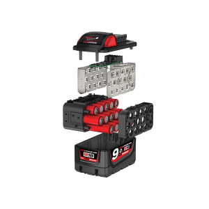 Kit Caricabatterie M12-18C + 2 Batterie 9Ah 18V Milwaukee Originale