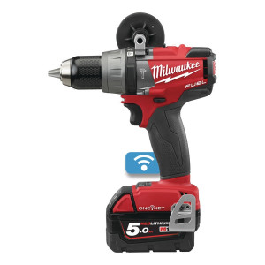 Trapano Avvitatore con Percussione M18 FUEL ONE-KEY M18ONEPD-502X  5AH Milwaukee