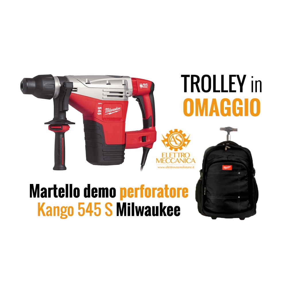MARTELLO DEMOLITORE PERFORATORE MILWAUKEE KANGO 545 S MARTELLO DEMOLITORE PERFORATORE MILWAUKEE KANGO 545 S
