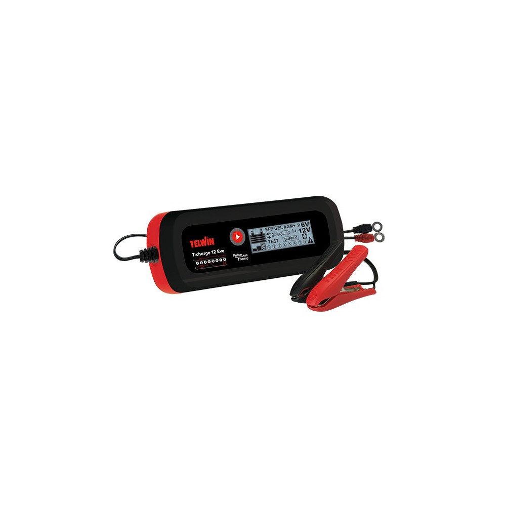 CARICABATTERIE TELWIN T-CHARGE 12 EVO 6V/12V CARICABATTERIE TELWIN T-CHARGE 12 EVO 6V/12V
