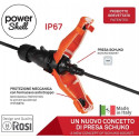 Presa Schuko IP67 Con Gusci Di Protezione Per Spine Schuko Pressofuse 10a 2p+T- Rosi art. 1823