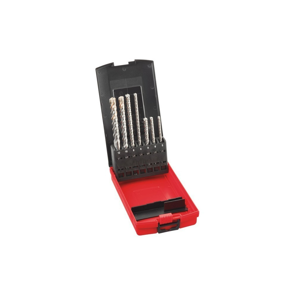 SET PUNTE SDS-PLUS RX4 4 TAGLIENTI 7PZ SET PUNTE SDS-PLUS RX4 4 TAGLIENTI 7PZ