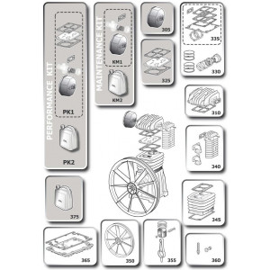 Kit Piastra Valvole per Gruppi Pompanti 2236112518 PAT24 - A29 / PAT38 - A39 ABAC BALMA