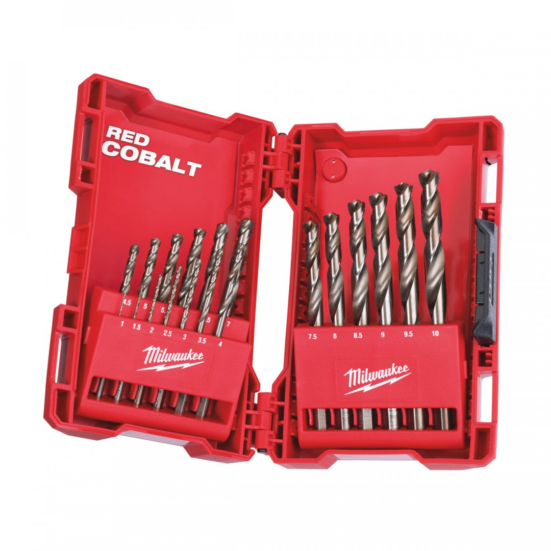 Set Punte per Metallo HSS-G Cobalto DIN 338 19 pz. Milwaukee