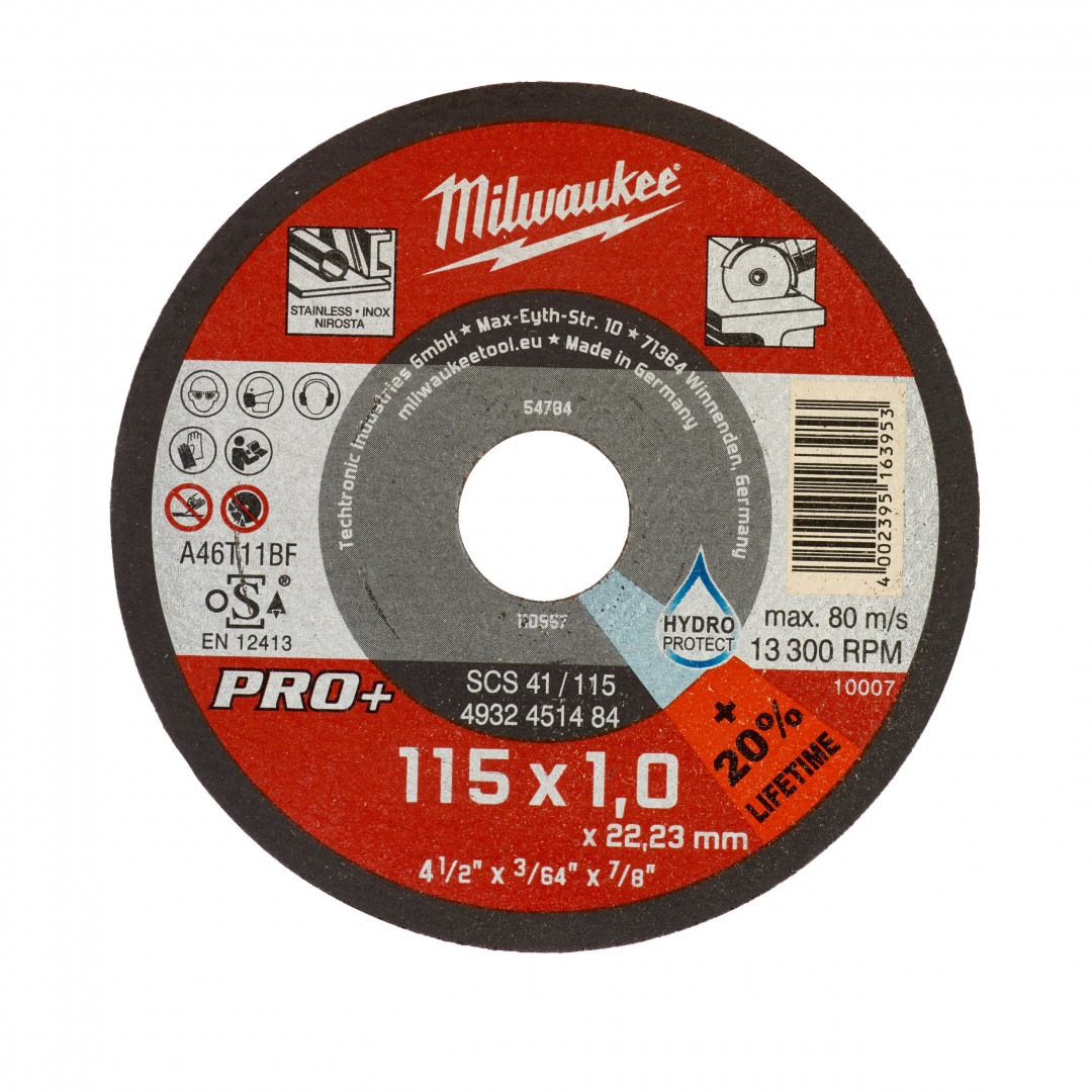 Disco Mola Sc 41 D 115 X 1 X 22,2 mm Milwaukee