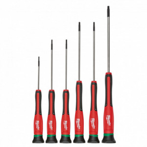 TORX PRECISION SCREWDRIVER SERIES - 6 PCS MILWAUKEE