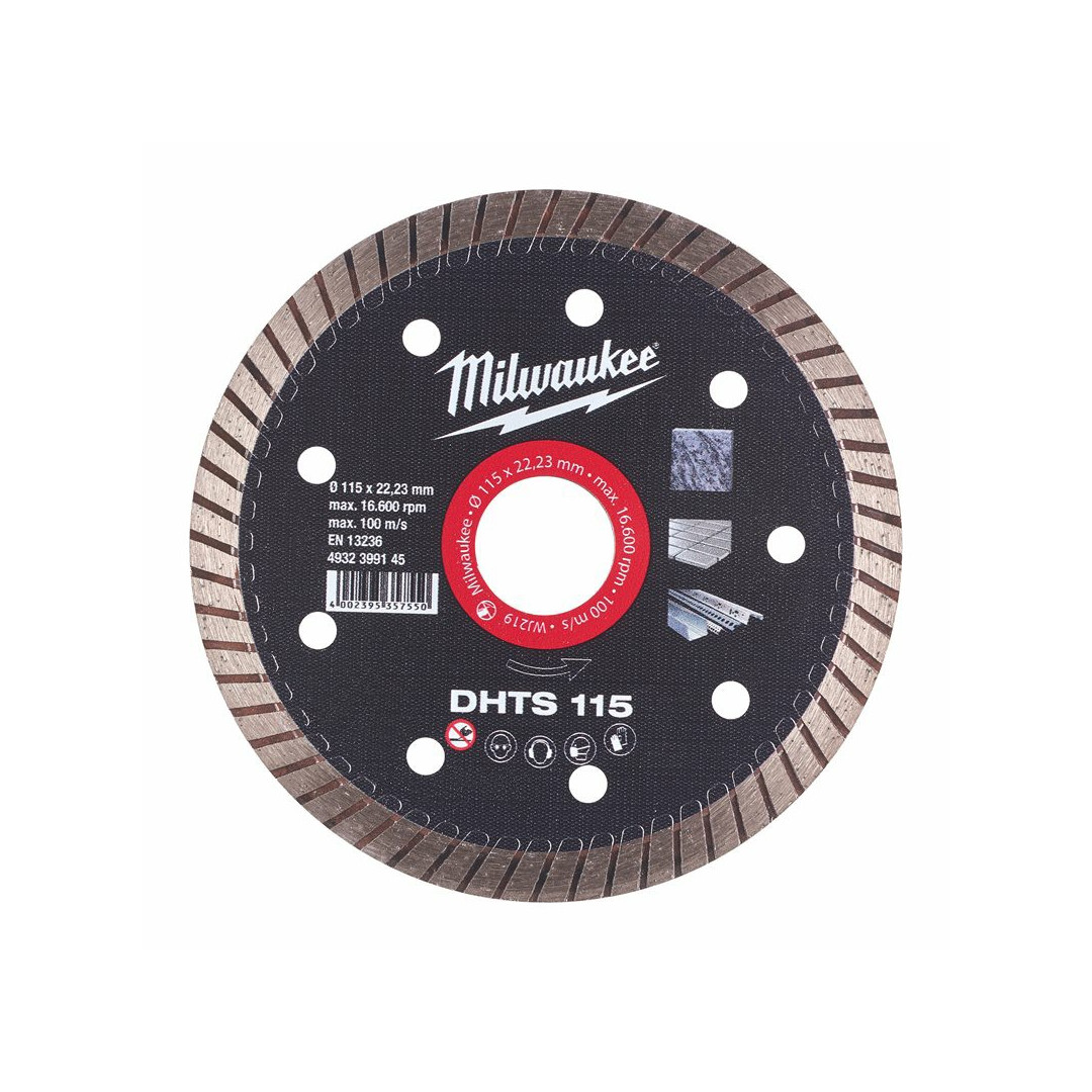 Milwaukee DHTS 115mm diamond cutting disk