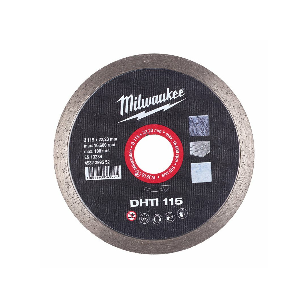 Milwaukee DHTi 115mm diamond cutting disk