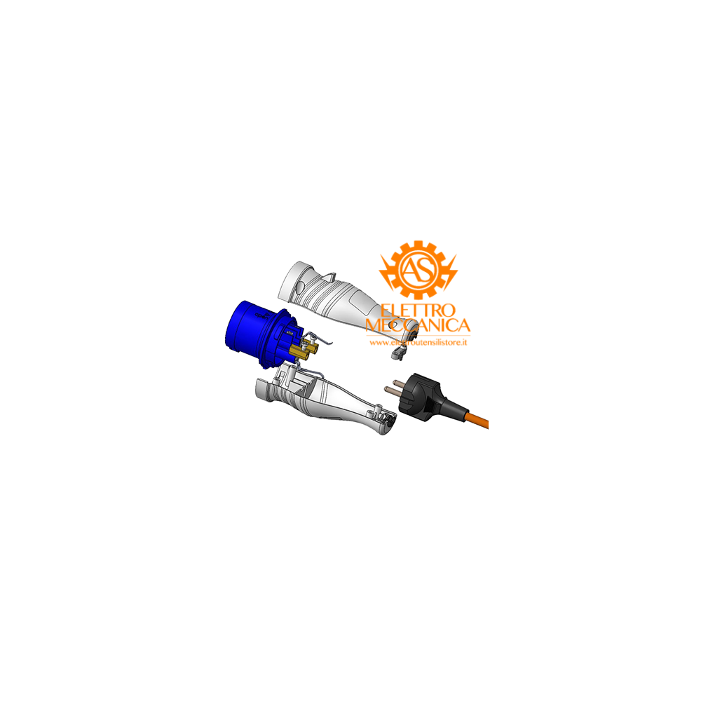 Supporto Universale Per Adattatore Spina Rimorchio 7-13 Pin - Protezione Resistente Alle Intemperie (Blu)