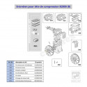 Complete service kit for ABAC B2800, B3800, NS11, NS18 compressor pumping units