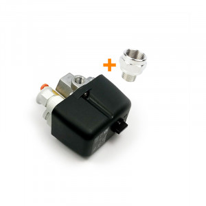 4 way pressure switch MDR  1/4 "Aev2s" + REDUCTION MALE FEMALE 1/4M - 3/8F