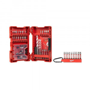 Milwaukee 4932479855 - Screwdriver Bits and Driver Bits Set + Quick-Change Bits Set 54 pcs