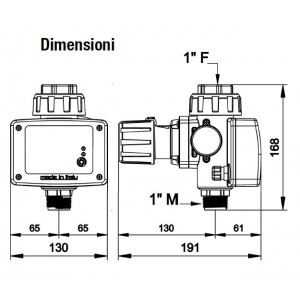 Pedrollo PRESFLO VARIO Presscontrol Easypress fino a 2HP