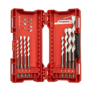 MILWAUKEE  Multi material drill bits 8PC SHOCKWAVE IMPACT DUTY