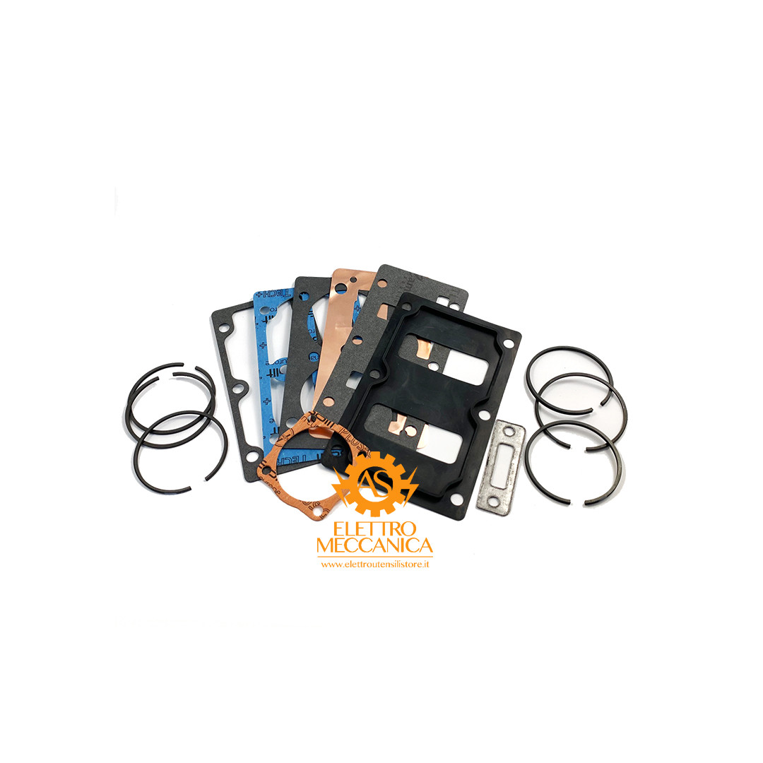 Piston rings and Complete gasket kit for Abac - Balma B2800 - B3800 - NS11 - NS18 Compressor Pumping Units