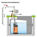 Elettropompa Sommergibile MULTIGIRANTE Monofase 0.55KW 0.75HP TOP MULTI 2 Pedrollo cavo 10mt