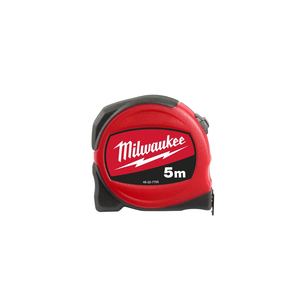 Flessometro - Serie SLIM 5m - 25mm Milwaukee Flessometro - Serie SLIM 5m - 25mm Milwaukee