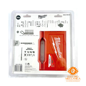 Milwaukee 4932479855 - Screwdriver Bits and Driver Bits Set + Quick-Change Bits Set 54 pcs