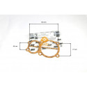 Head-plate gasket for FIAC AB 450 - AB 550 - AB 660 - AB 800 Pumping Units