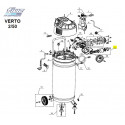 Kit biella pistone cilindro Compressore FIAC VERTO/2 50 cod.129980998 - Michelin MVX50