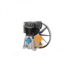 ABAC Compressor Pumping Group A49 - PAT49 Spare Gray with Cooling Manifold