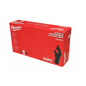Milwaukee Disposable Nitrile Gloves 50 Pcs Size L / 9