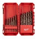 Milwaukee 19 piece set Hss-G Cobalto DIN 338 drill bits set