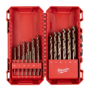 Milwaukee 19 piece set Hss-G Cobalto DIN 338 drill bits set