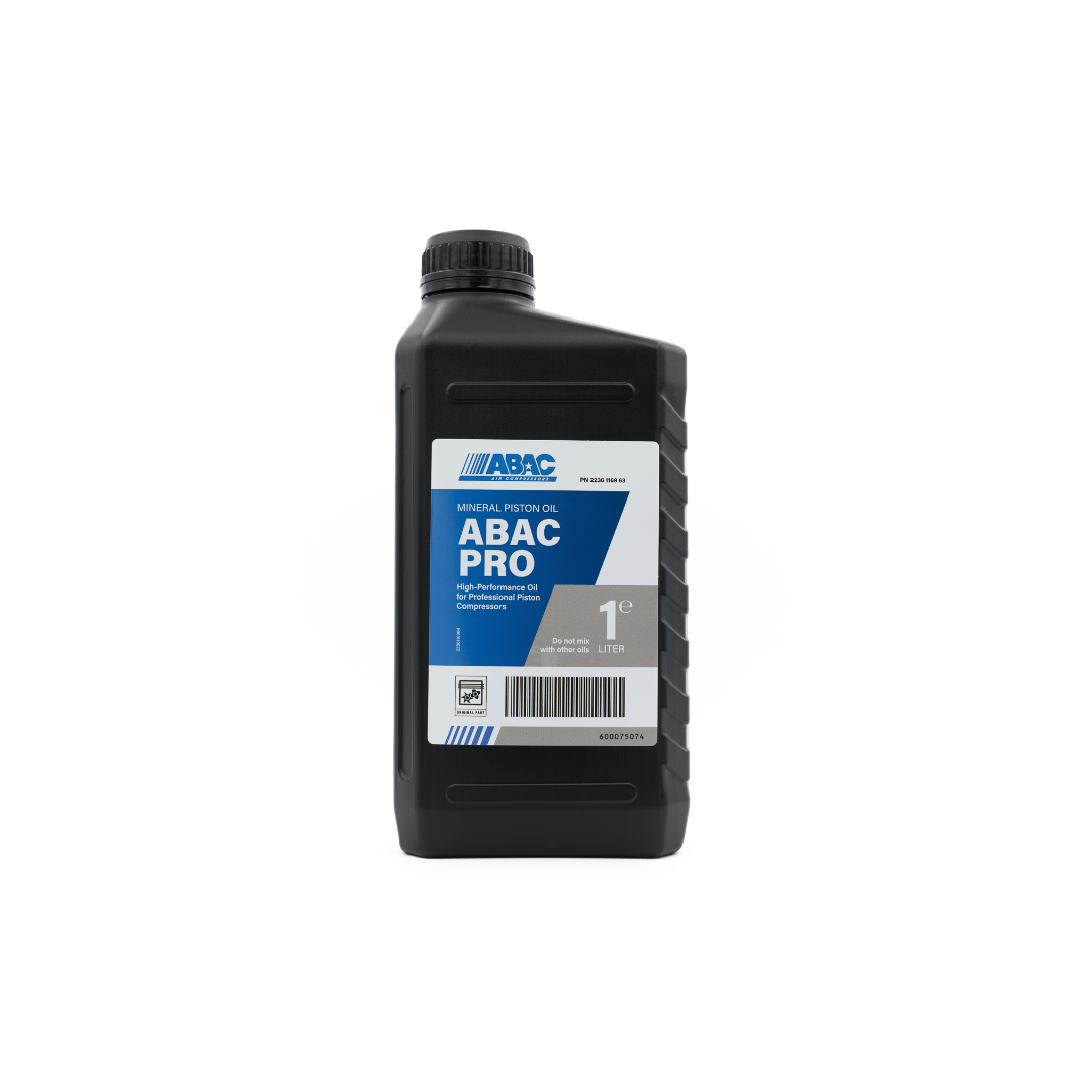 Olio per compressori a pistone ABAC PRO, 1 litro