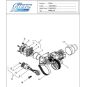 Kit biella pistone cilindro Compressore FIAC  F3001-Black & Decker CP6 - Michelin MCX 6 - MCX 20