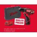 Trapano Avvitatore Compatto M12BDD-202C Batterie da 2 Ah Milwaukee