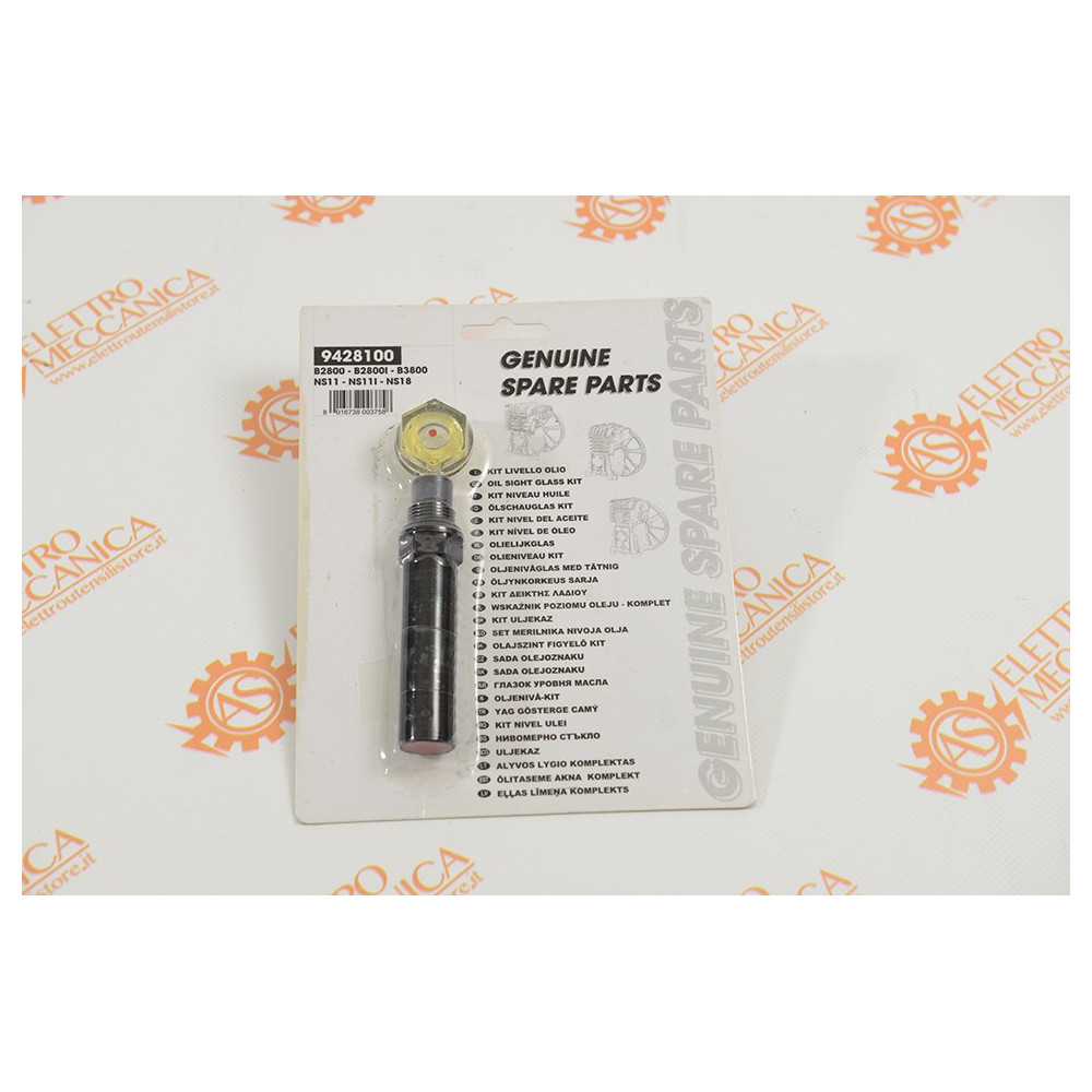 Kit Livello Olio per Gruppi Pompanti Abac B2800 - B2800I - B2800BI - B3800 / Balma NS11 - NS18 - NS11I - NS11BI Kit Livello Olio per Gruppi Pompanti Abac B2800 - B2800I - B2800BI - B3800 / Balma NS11 - NS18 - NS11I - NS11BI