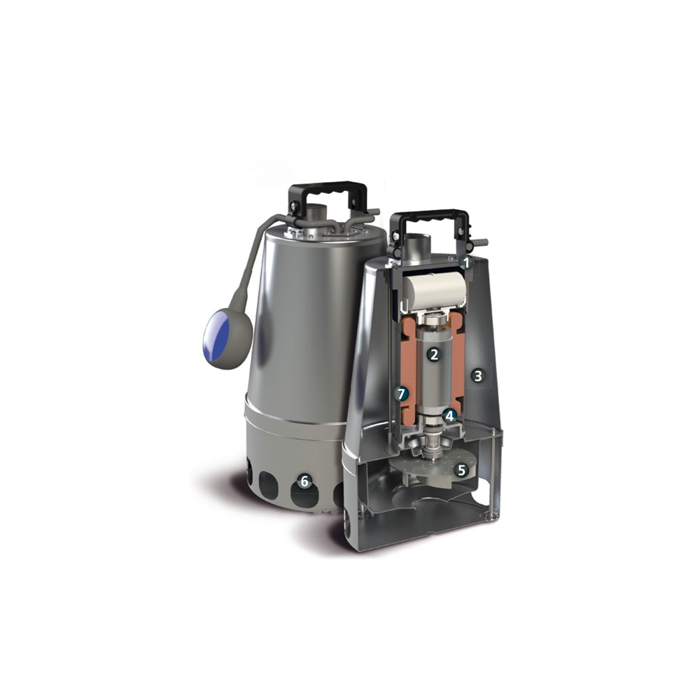 Elettropompa Sommergibile DG-steel 55/2 M50 TCW 10/SH Monofase Zenit Elettropompa Sommergibile DG-steel 55/2 M50 TCW 10/SH Monofase Zenit