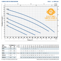 Elettropompa Sommergibile DRENAGGIO acque chiare Monofase 0.25KW 0.33HP TOP 1 Pedrollo