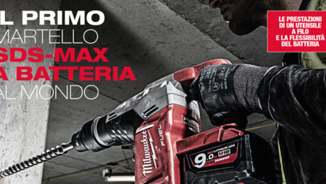 Il Primo Martello SDS-MAX a Batteria al Mondo, Potente e Flessibile by Milwaukee